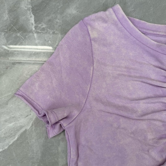 Girls’ Art Class Ruched Acid Wash Short Sleeve Top Size XL 14/16 - Picture 5 of 16